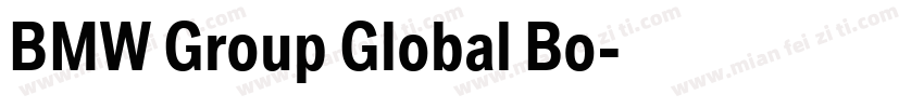 BMW Group Global Bo字体转换